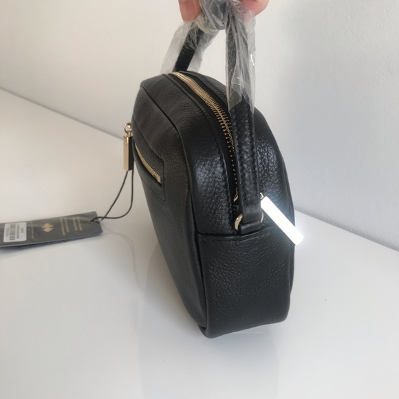 Celine Dion Black Pebble Leather Shoulder Crossbody Bag- Gold hardware - Picture 11 of 16